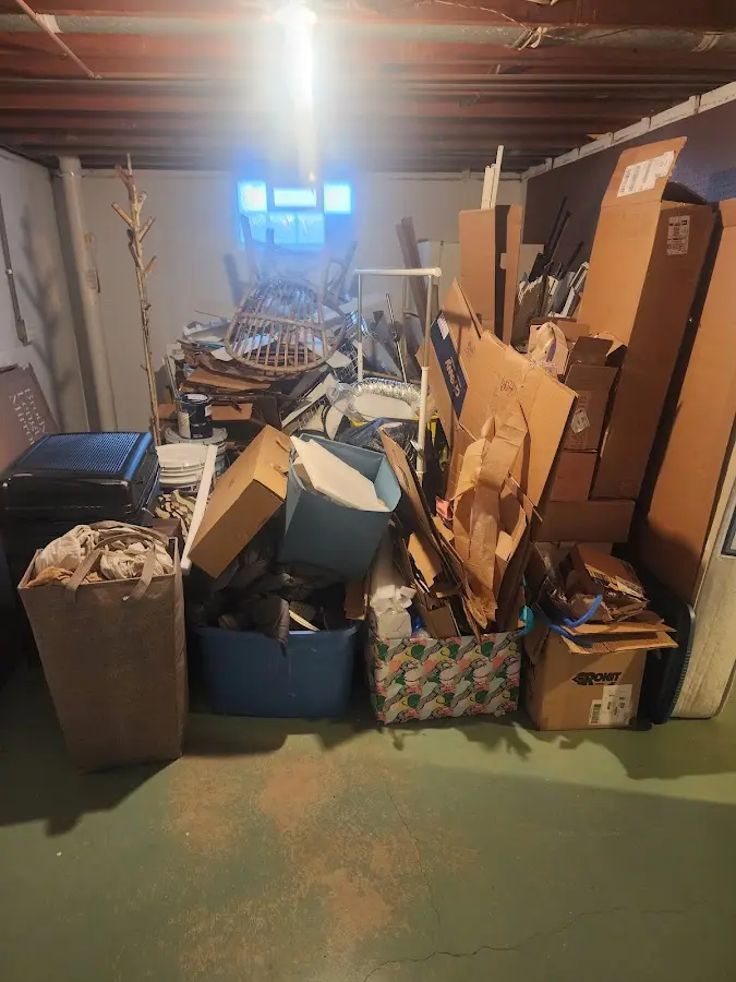 Roll-off dumpster container at job site for Construction Dumpster Rental in Goldsboro